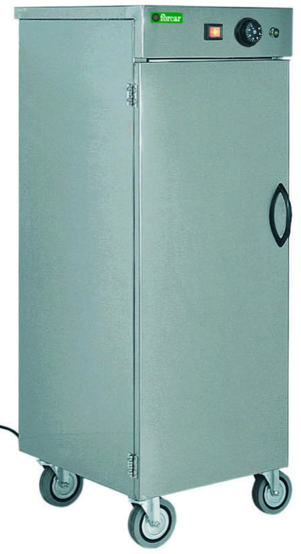 Mobiletto Scaldapiatti Inox 60 Piatti con 2 Freni MS1860RF2