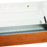 Espositore Ghiacciaia in Legno Noce 90x49 cm A1290