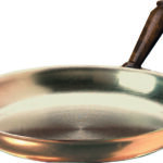 Padella Flambé in Inox-Cuprum con Manico in Legno 29 cm AV4580