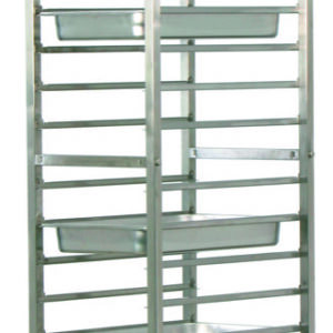Carrello Portateglie Rinforzato con Frenate 14 Teglie GN 1/1 46x62 cm - 2