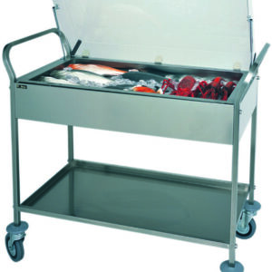 Carrello Refrigerato con Piastre Eutettiche e Cupola Plexiglass - 4