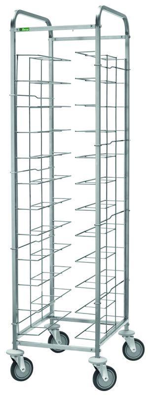 Carrello Portavassoi Guide A Filo 12 Vassoi 52x62 cm