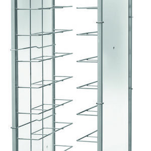 Carrello Portavassoi Guide A Filo 12 Vassoi 52x62 cm - 3
