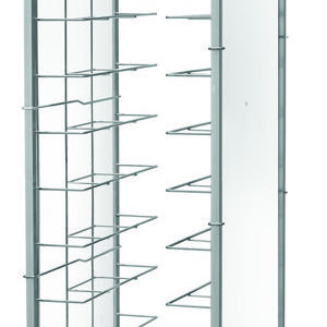 Carrello Portavassoi Guide A Filo 12 Vassoi 52x62 cm - 2