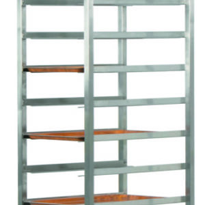 Carrello Portavassoi Rinforzato 10 Vassoi 45x62 cm - 4