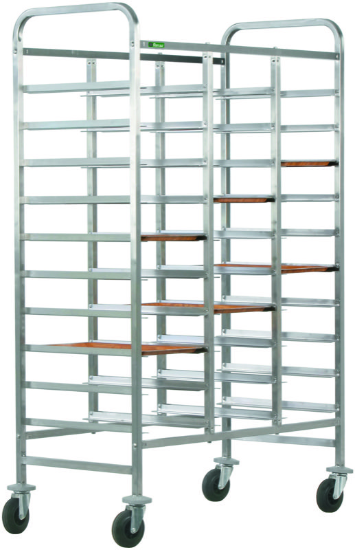 Carrello Portavassoi Rinforzato 30 Vassoi 118x62 cm