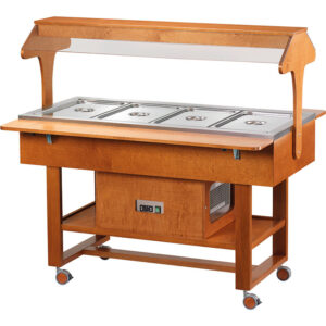 Espositore Refrigerato in Legno con Luce Neon - 1