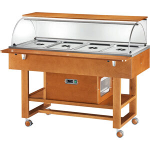 Espositore Refrigerato in Legno Cupola Quadra - 5