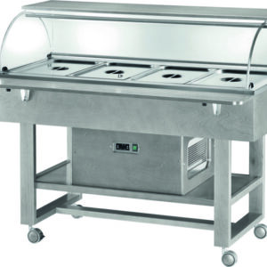 Espositore Refrigerato in Legno Cupola Quadra - 4