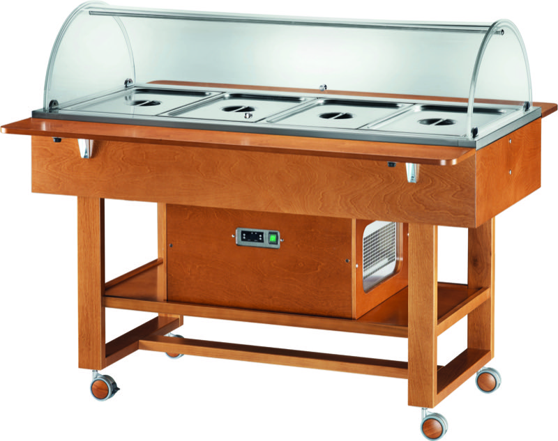 Espositore Refrigerato in Legno Cupola Tonda