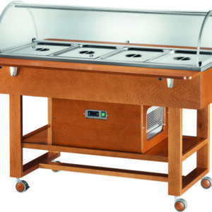 Espositore Refrigerato in Legno Cupola Tonda - 5