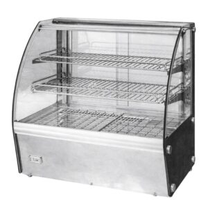 Vetrina Riscaldata da Banco con Griglie 1100W - 3