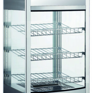 Vetrina Riscaldata da Banco con Griglie Antine Plexiglass - 1