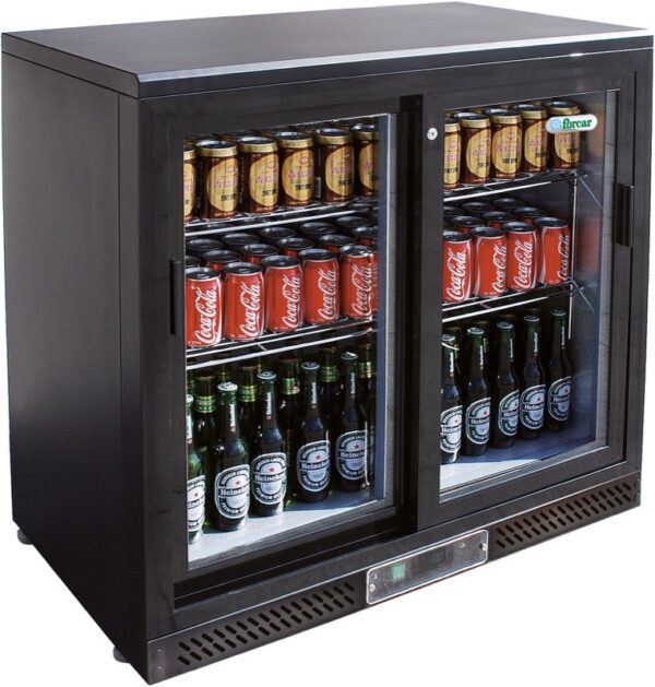 Bottle Cooler Ventilato con Porte Scorrevoli
