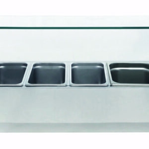 Vetrina Refrigerata per Pizza + con 3 GN1/3 e 1 GN1/2 - 6