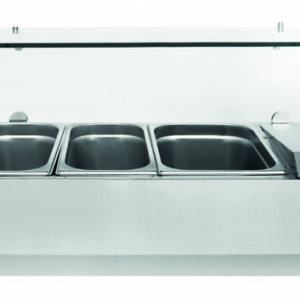 Vetrina Refrigerata per Pizza + con 3 GN1/3 e 1 GN1/2 - 2