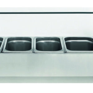 Vetrina Refrigerata per Pizza + con 3 GN1/3 e 1 GN1/2 - 4