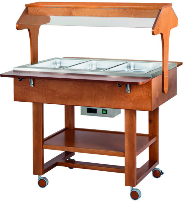 Carrello Termico a Bagnomaria 3 x GN 1/1 111x82/112 cm