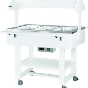 Carrello Termico a Bagnomaria 3 x GN 1/1 111x82/112 cm - 2