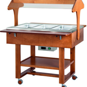 Carrello Termico a Bagnomaria 3 x GN 1/1 111x82/112 cm - 5