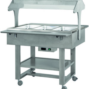 Carrello Termico a Bagnomaria 3 x GN 1/1 111x82/112 cm - 4