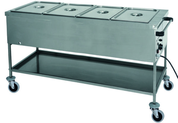 Carrello Termico a Bagnomaria 4xGN1/1 148x65 cm