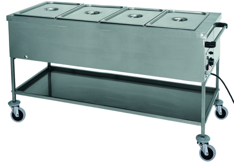 Carrello Termico a Bagnomaria 4xGN1/1 148x65 cm