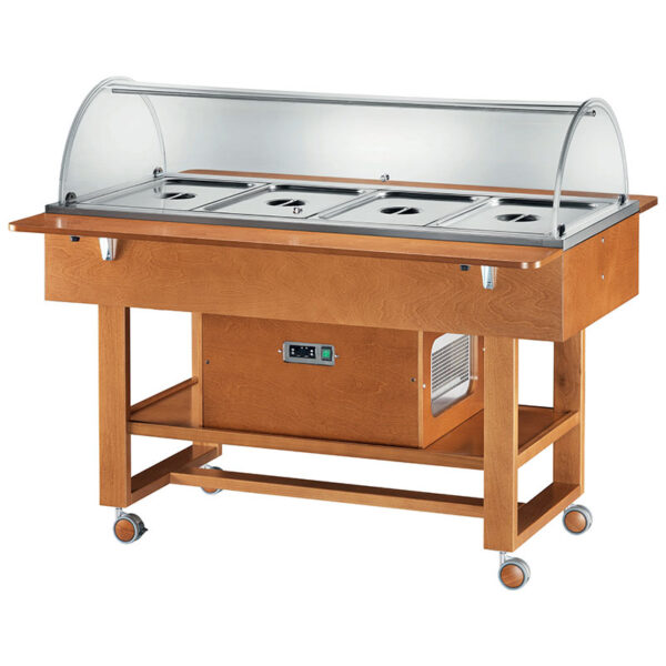 Espositore Refrigerato in Legno Cupola Tonda