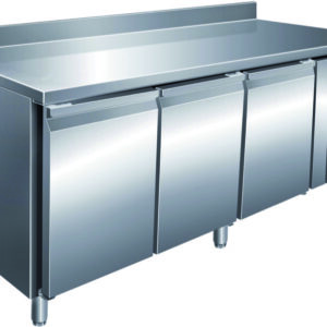 Tavolo Refrigerato Ventilato per Pasticceria con Alzatina - 1