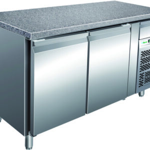 Tavolo Refrigerato Ventilato per Pasticceria Piano Granito - 1