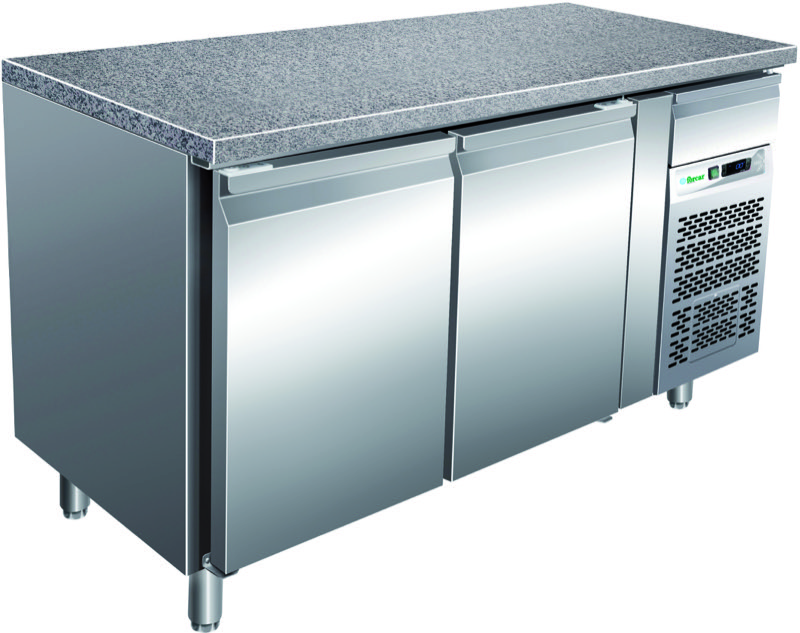 Tavolo Refrigerato Ventilato per Pasticceria Piano Granito