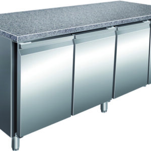 Tavolo Refrigerato Ventilato per Pasticceria Piano Granito - 3