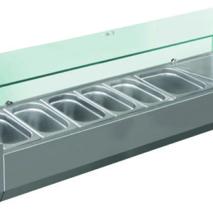 Vetrina Refrigerata per Pizza + con 4 GN1/3 e 1 GN1/2 - 4