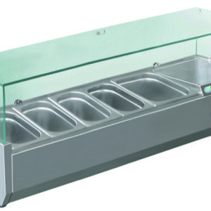 Vetrina Refrigerata per Pizza + con 4 GN1/3 e 1 GN1/2 - 3