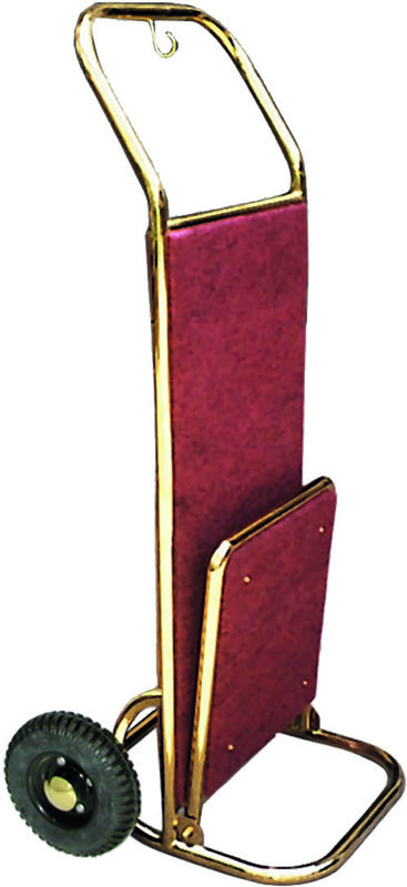 Carrello Portavaligie Pieghevole Rosso 56x70 cm