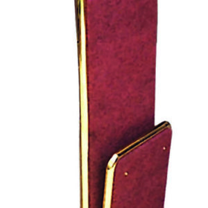Carrello Portavaligie Pieghevole Rosso 56x70 cm - 3