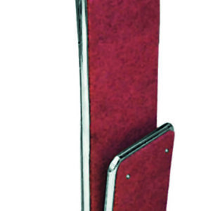 Carrello Portavaligie Pieghevole Rosso 56x70 cm - 2