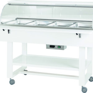 Espositore Termico a Bagnomaria 4 x GN 1/1 e Piano Appoggio - 2