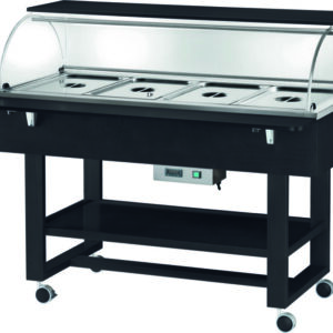 Espositore Termico a Bagnomaria 4 x GN 1/1 e Piano Appoggio - 3