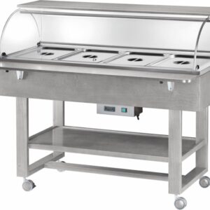 Espositore Termico a Bagnomaria 4 x GN 1/1 e Piano Appoggio - 4