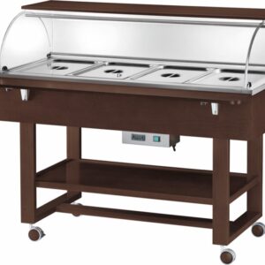 Espositore Termico a Bagnomaria 4 x GN 1/1 e Piano Appoggio - 6