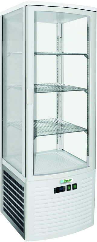 Vetrina Refrigerata 4 Lati Ventilata Bianca