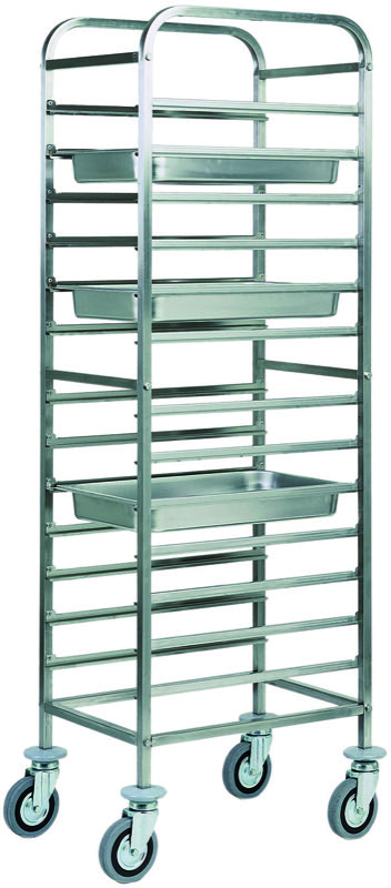 Carrello Portateglie con Frenate