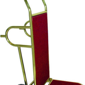 Carrello Portavaligie Pieghevole Rosso 56x83 cm - 1