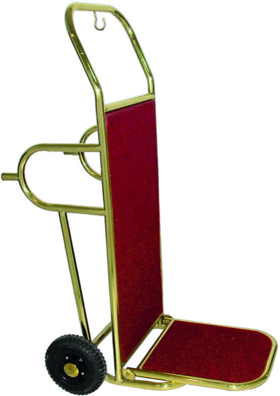 Carrello Portavaligie Pieghevole Rosso 56x83 cm