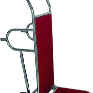 Carrello Portavaligie Pieghevole Rosso 56x83 cm - 2