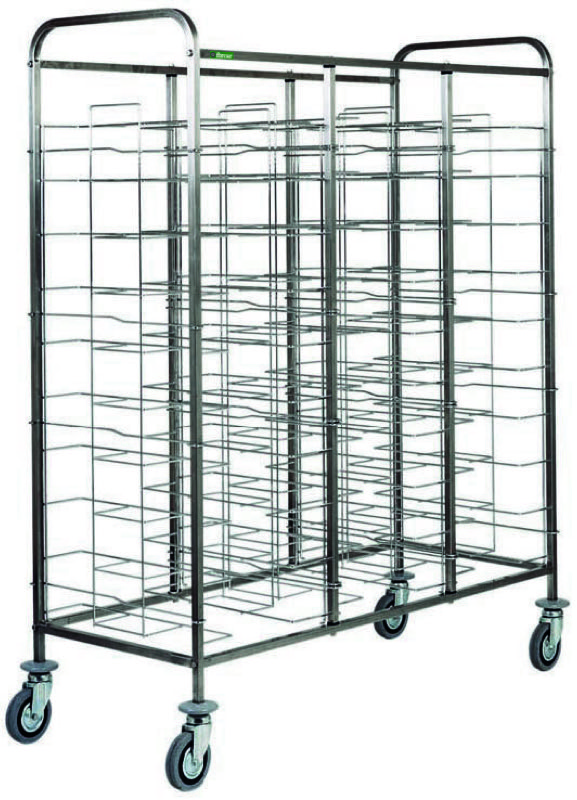 Carrello Portavassoi Guide A Filo 30 Vassoi 138x62 cm