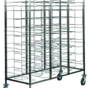 Carrello Portavassoi Guide A Filo 30 Vassoi 138x62 cm - 4