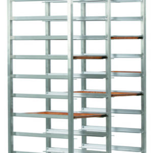 Carrello Portavassoi Rinforzato 20 Vassoi 81x62 cm - 2