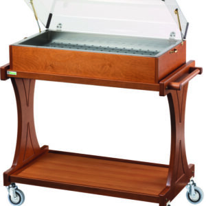Carrello Refrigerato in Legno con Piastre Eutettiche 2 Piani CL2785 - 3
